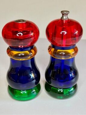 Sunset Fiesta Olde Thompson Multicolor Pepper Mill & Salt Shaker Set
